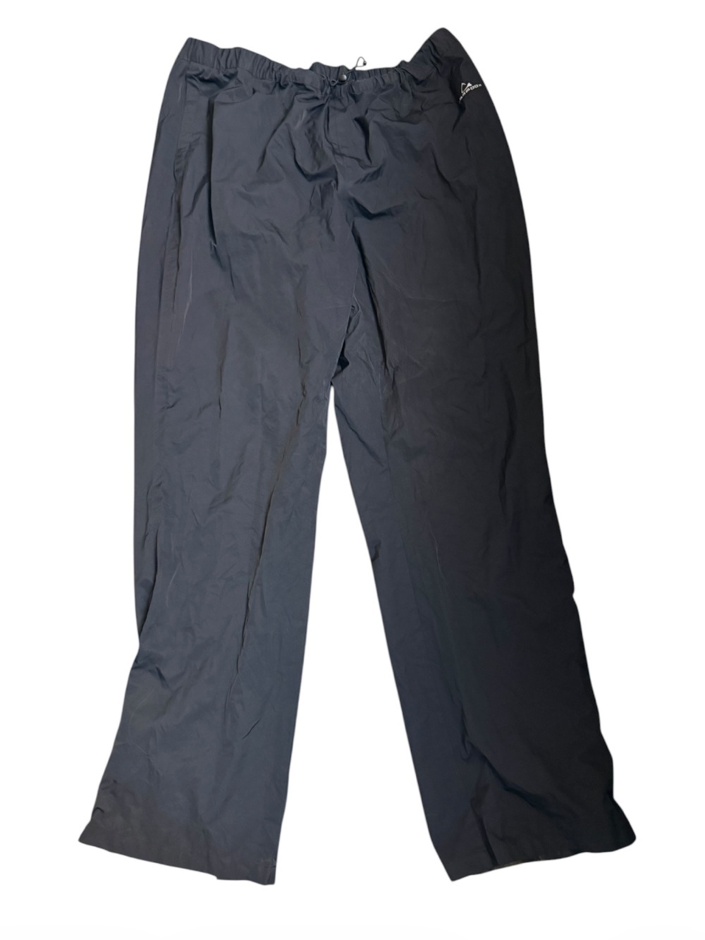 PARADOX Men’s Rain Pants SZ XXL Black Elastic Waistband Outdoors Stretch Adust
